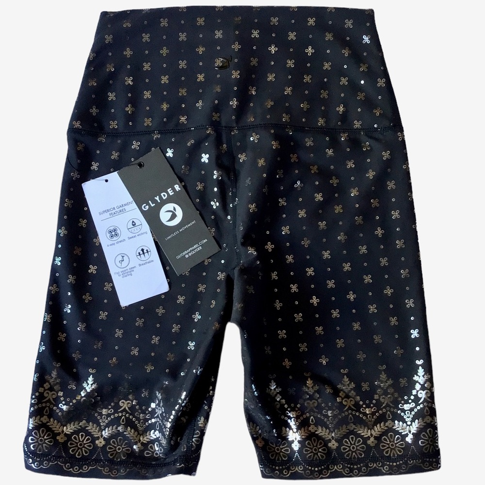 GLYDER $70 Woman’s High Power Bike Shorts NWT!